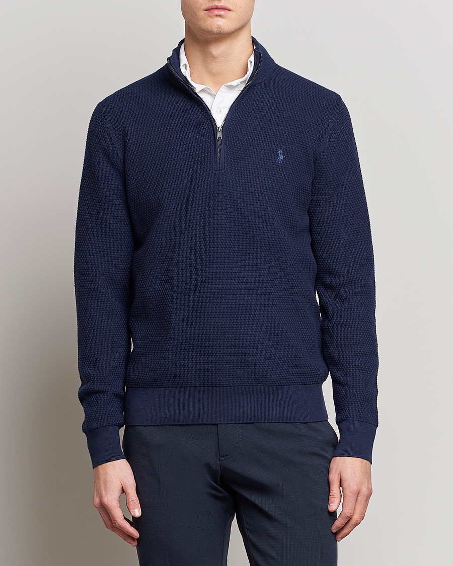 Mies | Polo Ralph Lauren | Polo Ralph Lauren Golf | Cotton Jersey Half Zip Refined Navy
