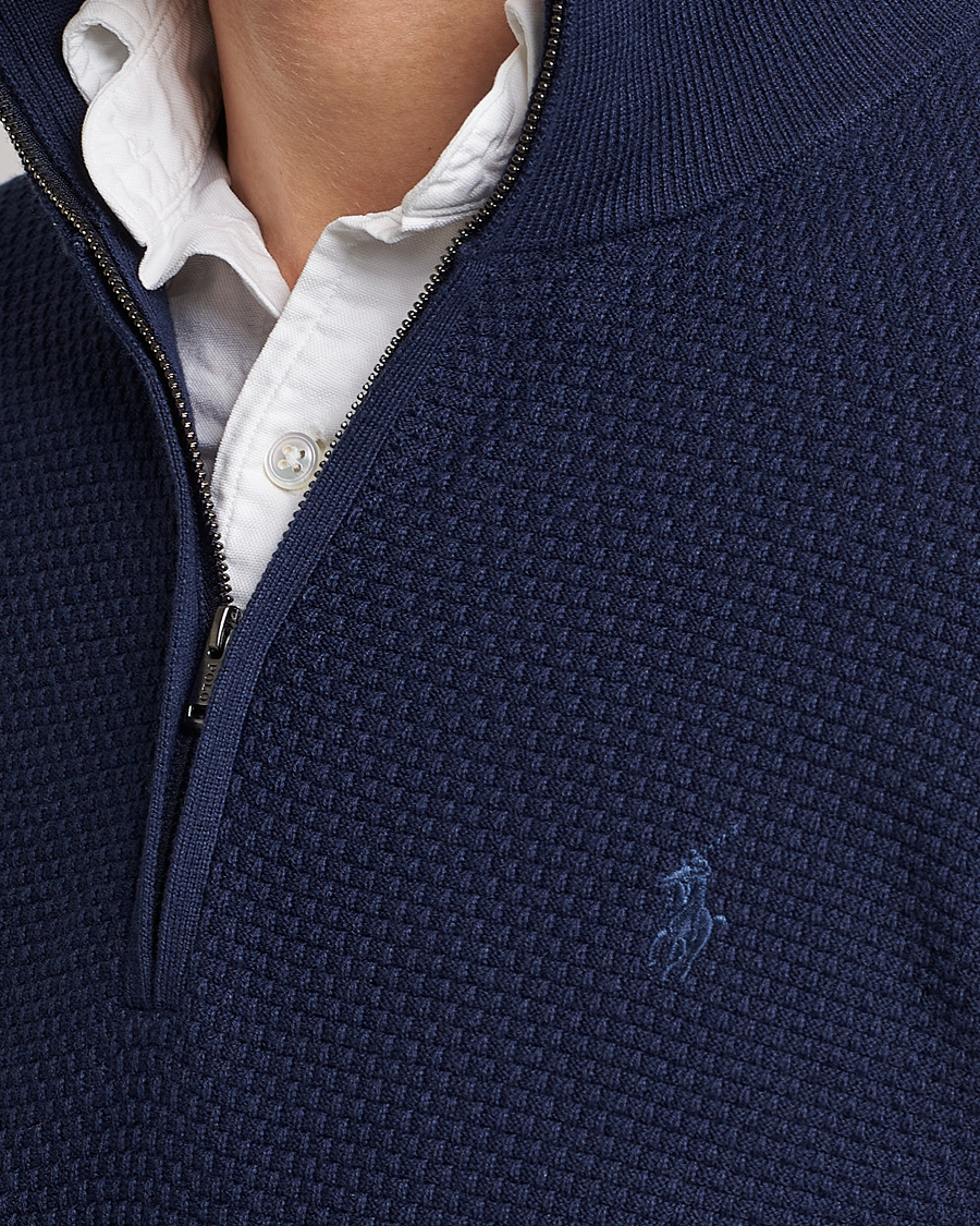 Mies | Puserot | Polo Ralph Lauren Golf | Cotton Jersey Half Zip Refined Navy