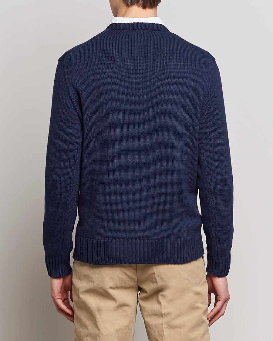 Mies | Puserot | Polo Ralph Lauren Golf | Cotton Bear Knitted Sweater Refined Navy