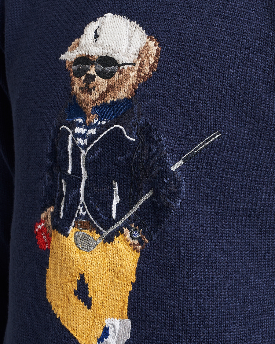 Mies | Puserot | Polo Ralph Lauren Golf | Cotton Bear Knitted Sweater Refined Navy