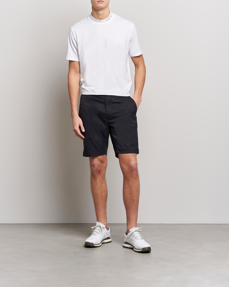 Mies | T-paidat | RLX Ralph Lauren | Airflow Performance Mock Neck T-Shirt White