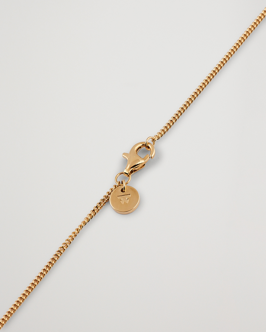 Mies | Tom Wood Mini Cushion Pendant Necklace Gold | Tom Wood | Mini Cushion Pendant Necklace Gold