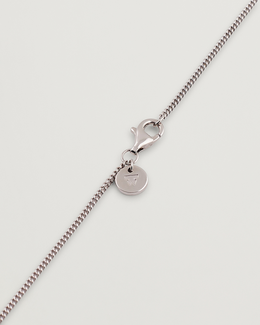 Mies | Tom Wood Mini Cushion Pendant Necklace Silver | Tom Wood | Mini Cushion Pendant Necklace Silver