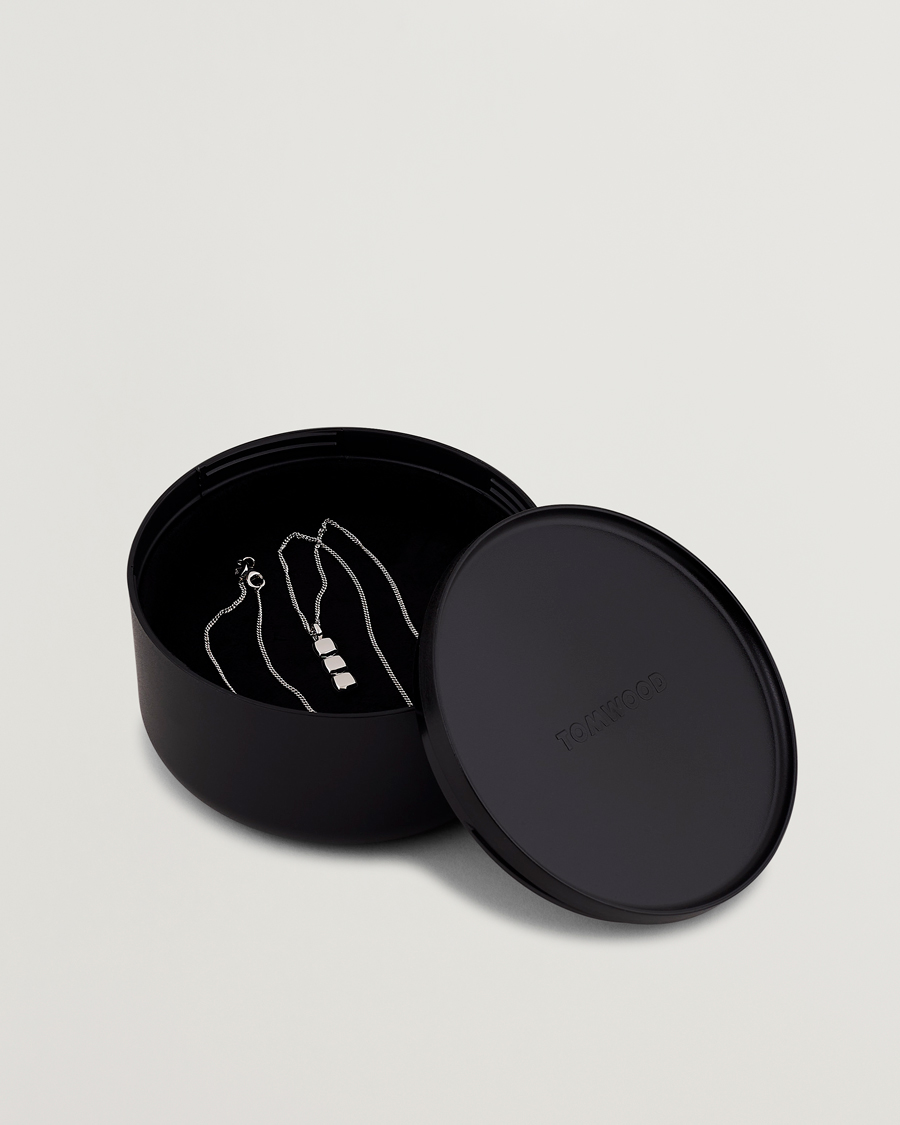 Mies | Tom Wood Mini Cushion Pendant Necklace Silver | Tom Wood | Mini Cushion Pendant Necklace Silver