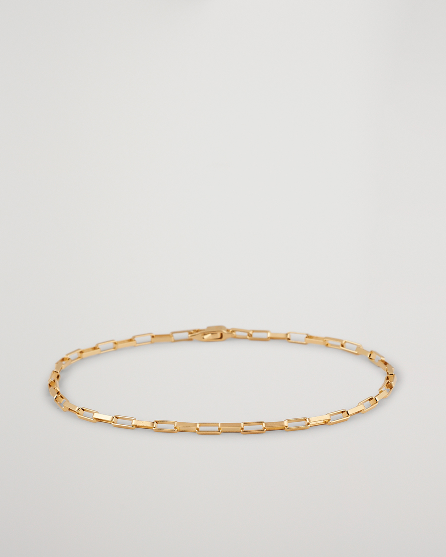 Mies | Tom Wood Billie Bracelet Gold | Tom Wood | Billie Bracelet Gold