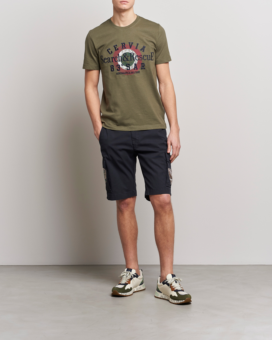 Mies | Shortsit | Aeronautica Militare | Bermuda Tasconato Shorts Navy