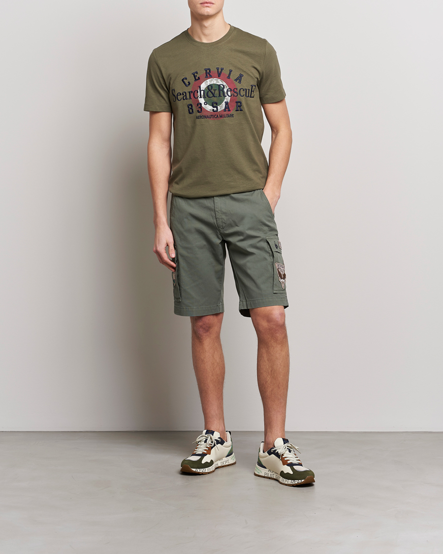 Mies | Shortsit | Aeronautica Militare | Bermuda Tasconato Shorts Green