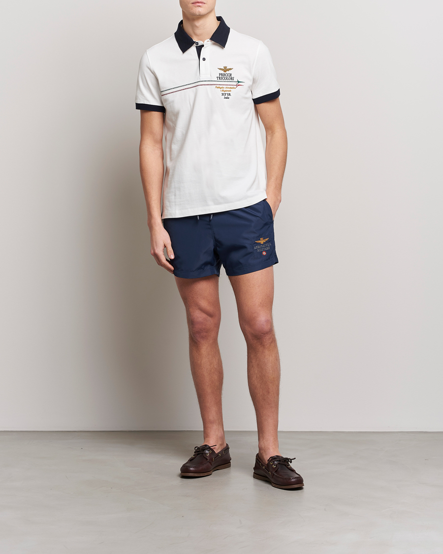 Mies | Uimahousut | Aeronautica Militare | Costume Swim Shorts Navy