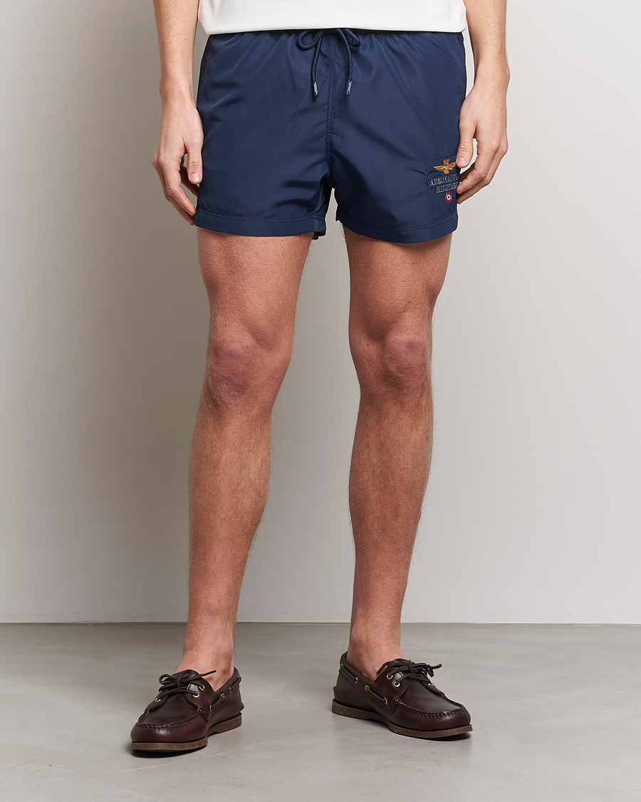 Mies | Uimahousut | Aeronautica Militare | Costume Swim Shorts Navy