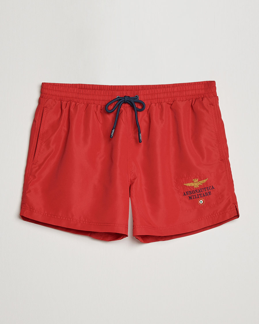 Mies | Uimahousut | Aeronautica Militare | Costume Swim Shorts Red