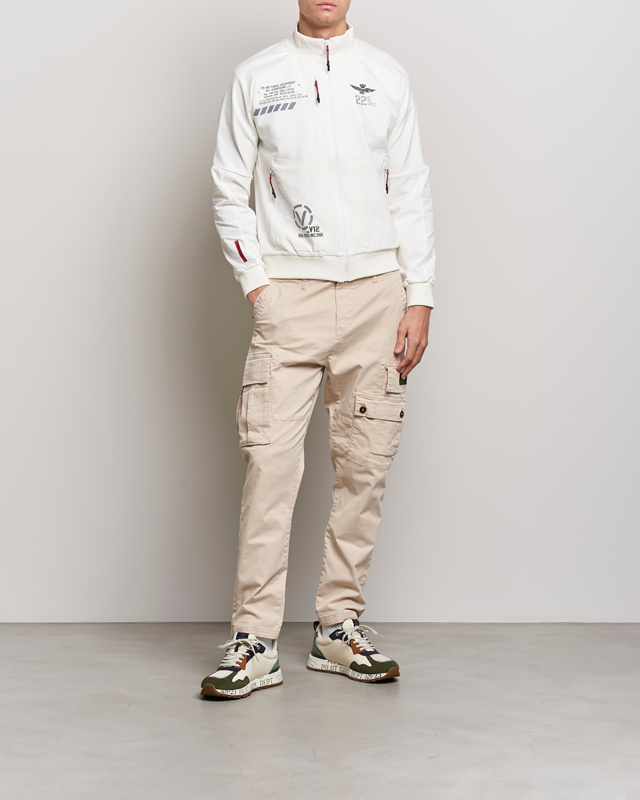 Mies | Puserot | Aeronautica Militare | Felpa Zip Sweater Ice
