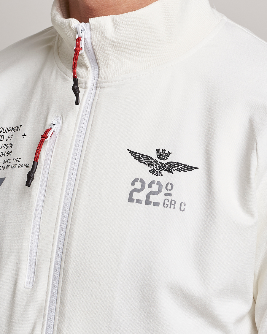 Mies | Puserot | Aeronautica Militare | Felpa Zip Sweater Ice