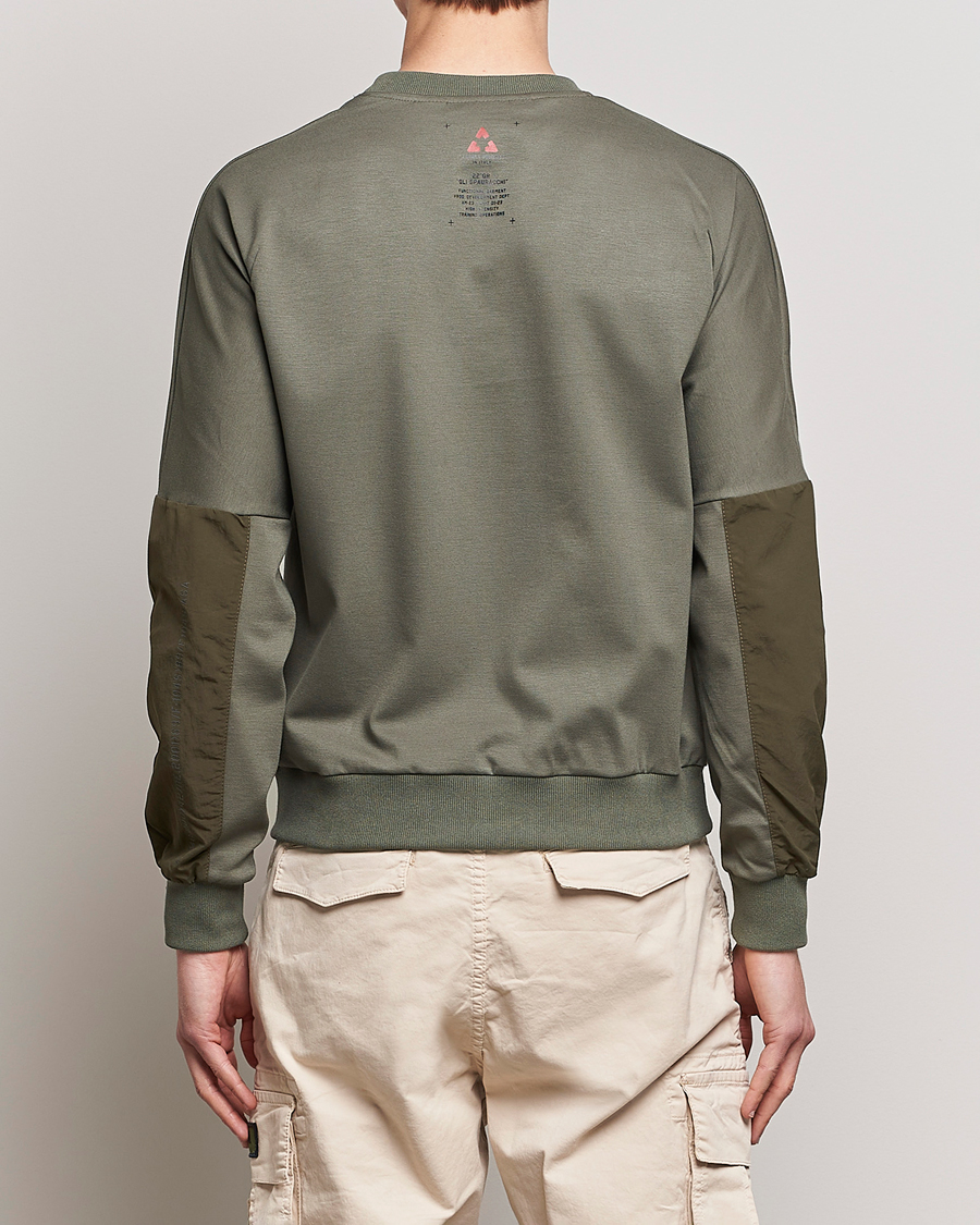 Mies | Puserot | Aeronautica Militare | Felpa Girocollo Zip Sweater Dark Green