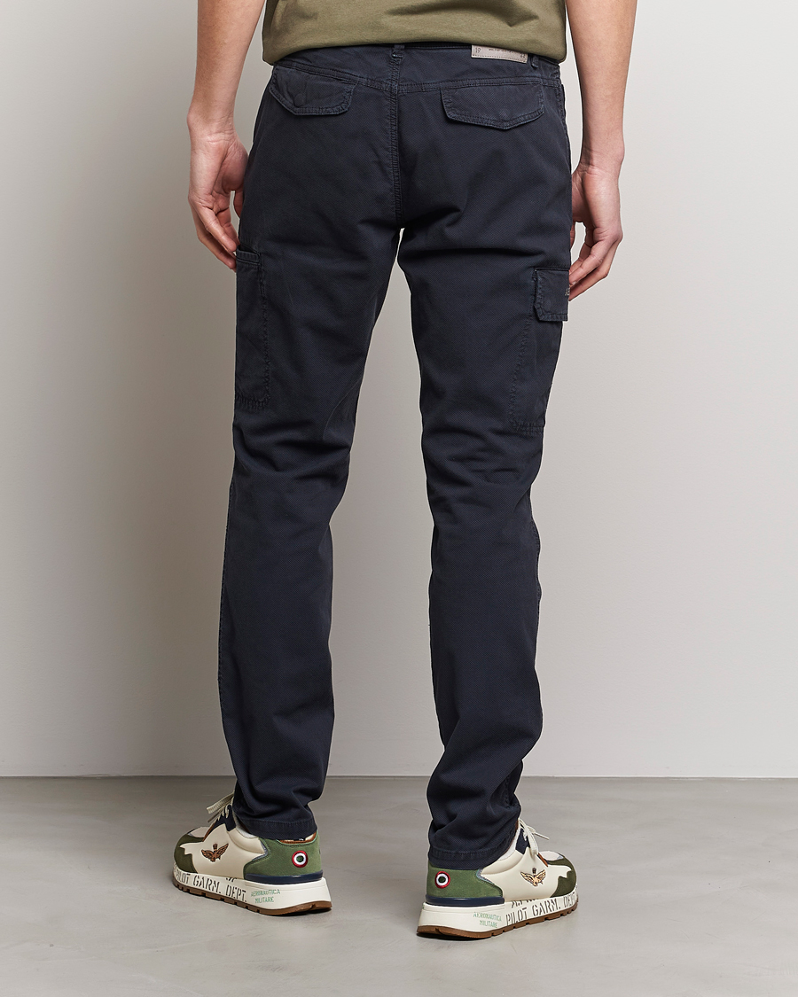 Mies | Housut | Aeronautica Militare | Stretch Cotton Pocket Pants Navy
