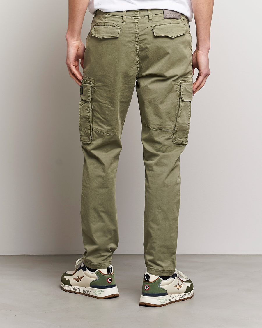 Mies | Housut | Aeronautica Militare | Soft Twill Pocket Pants Sage