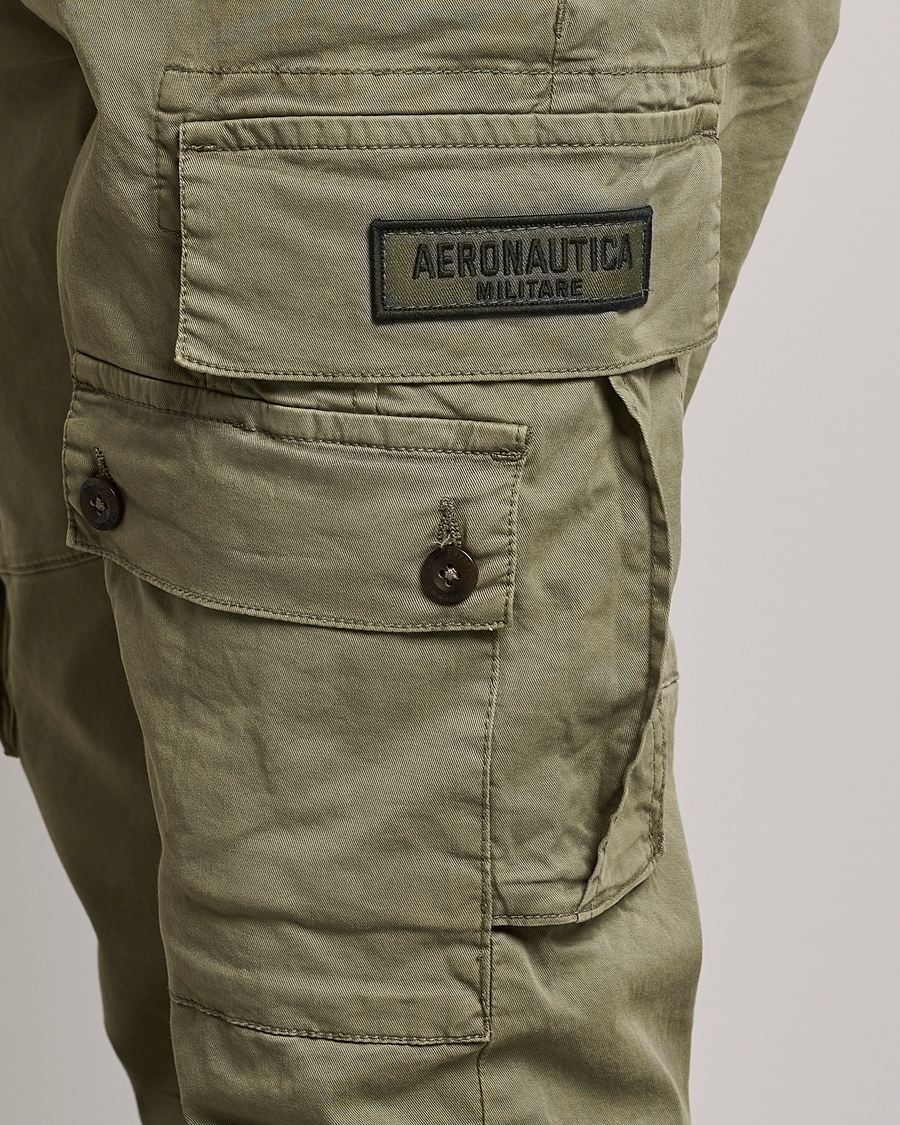 Mies | Housut | Aeronautica Militare | Soft Twill Pocket Pants Sage