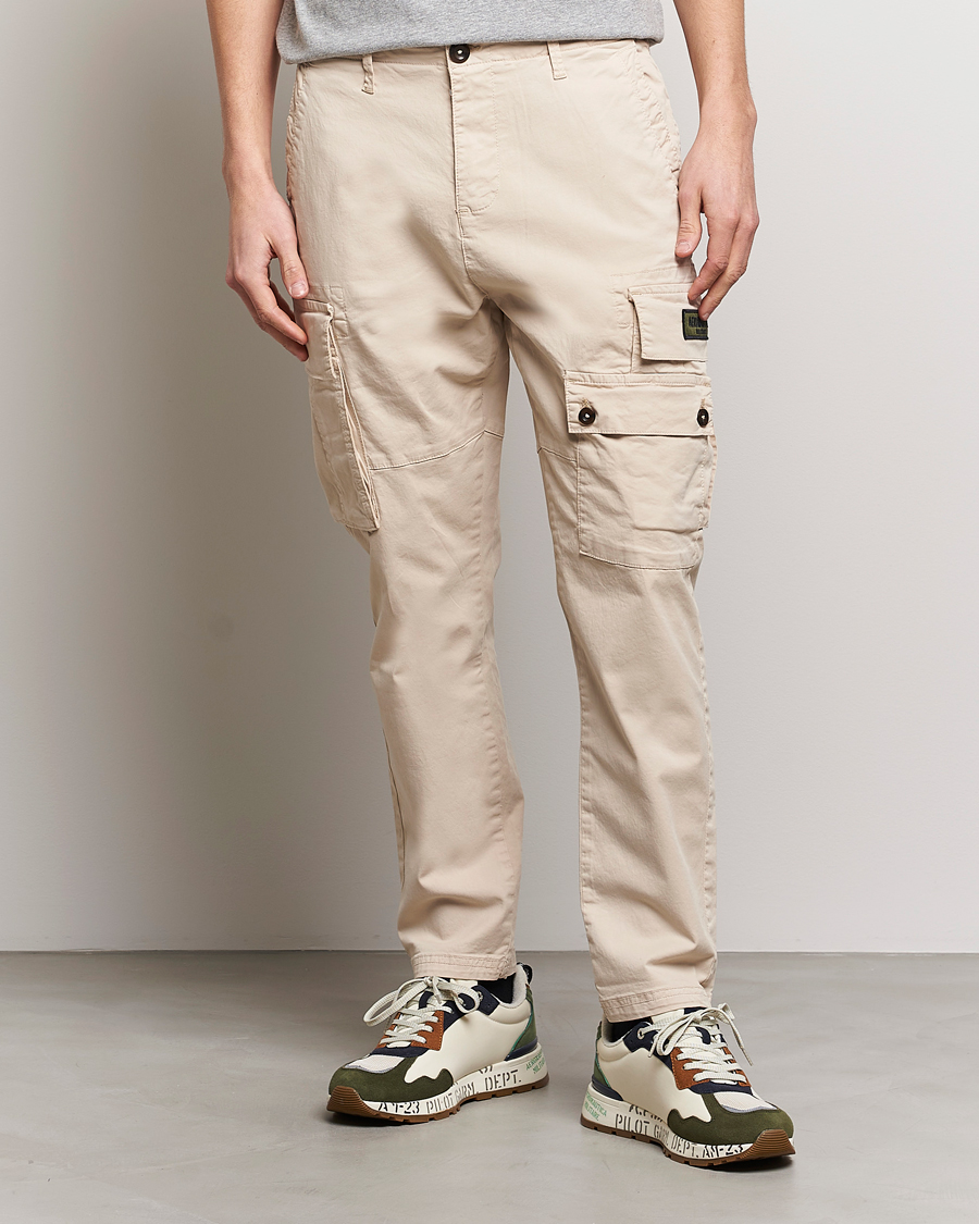 Mies | Housut | Aeronautica Militare | Soft Twill Pocket Pants Plaster