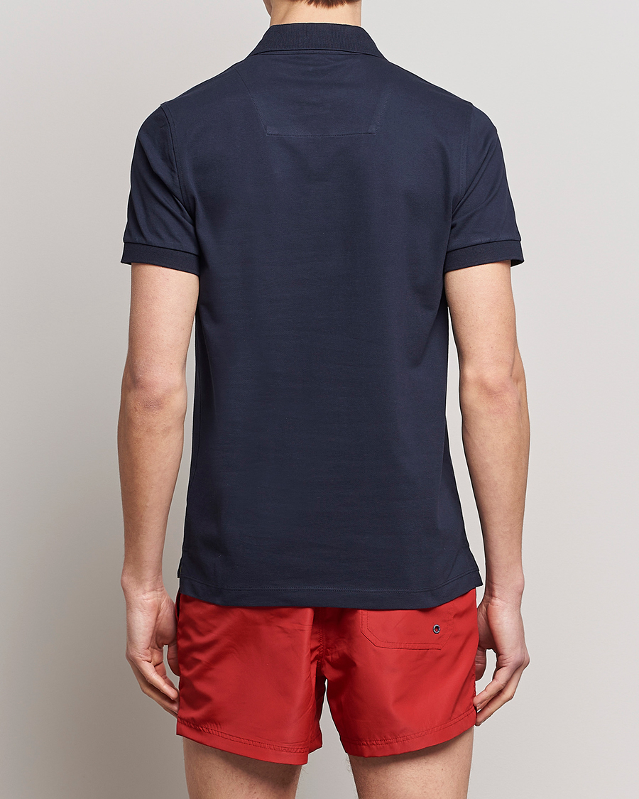 Mies | Pikeet | Aeronautica Militare | Stretch Cotton Polo Navy Blue