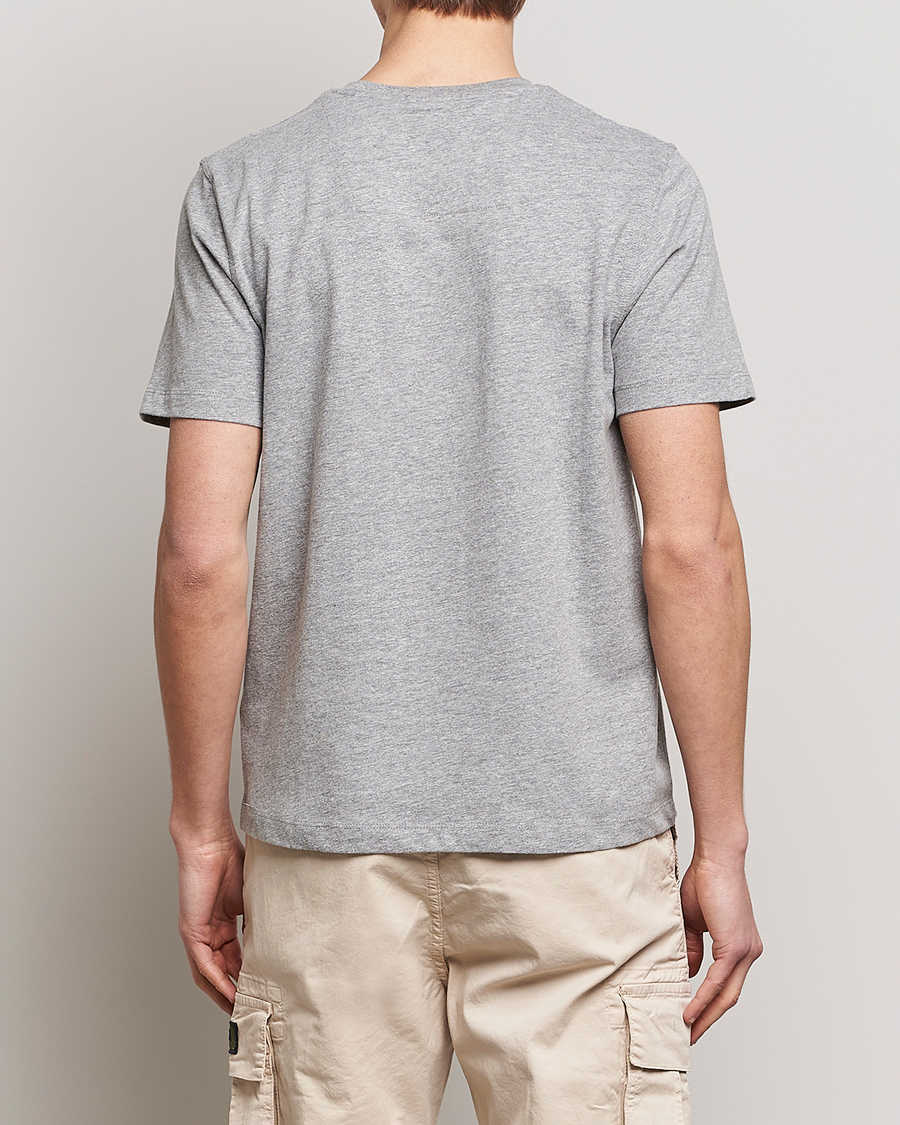 Mies | T-paidat | Aeronautica Militare | Tricolor T-Shirt Melange Grey