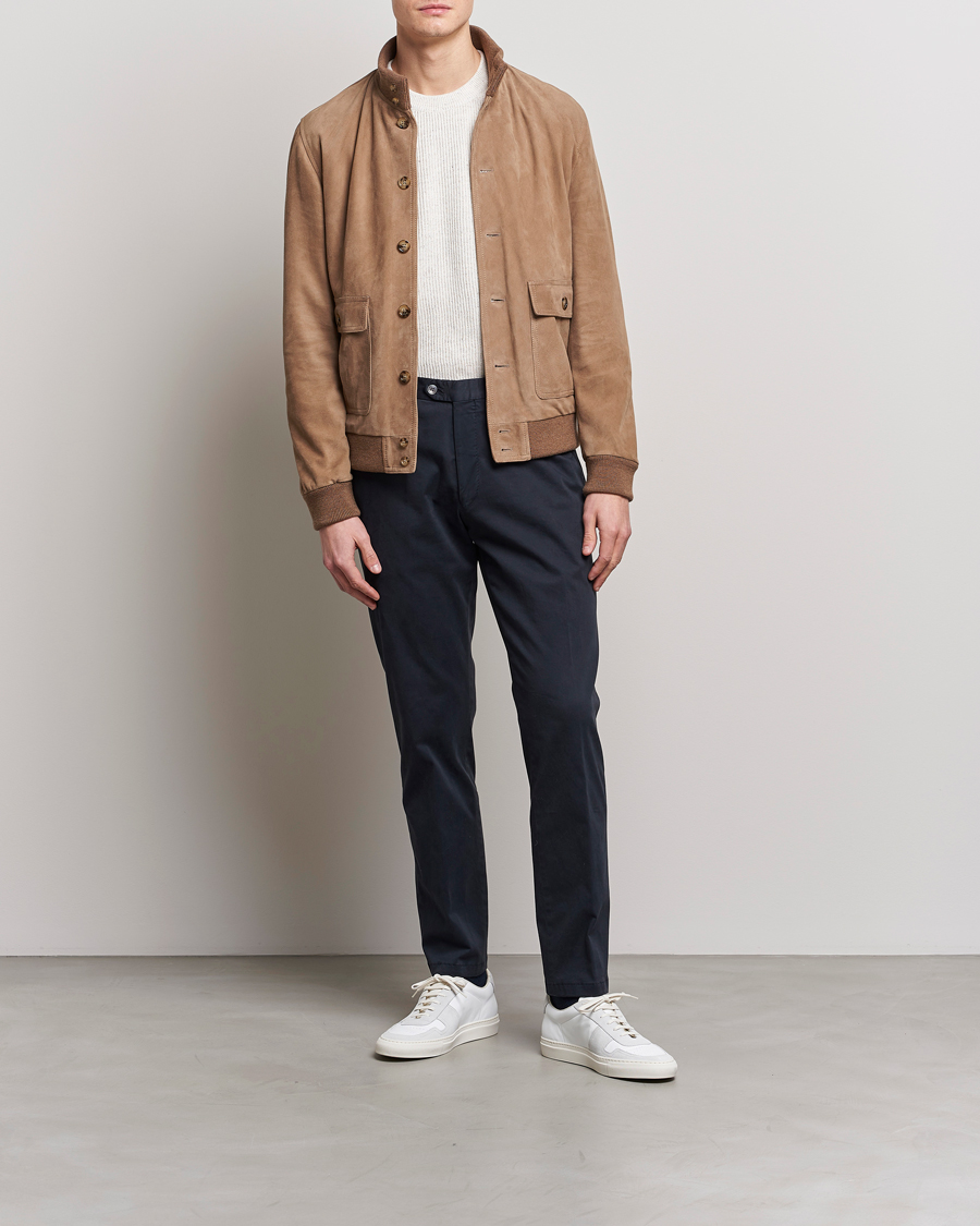 Mies | Takit | Valstar | Valstarino Suede Jacket Light Beige