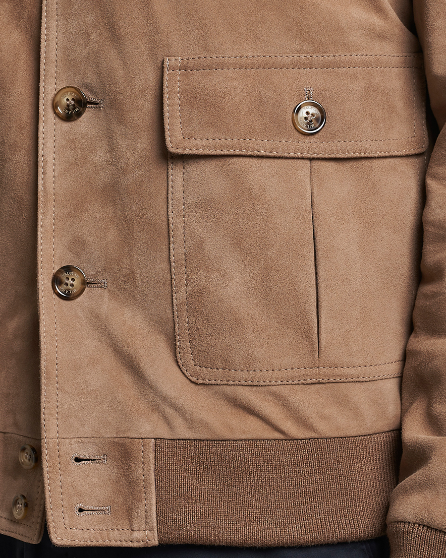 Mies | Takit | Valstar | Valstarino Suede Jacket Light Beige
