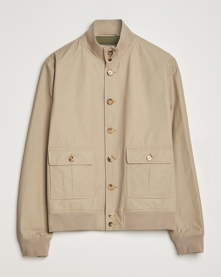 Mies | Takit | Valstar | Valstarino Water Repellent Cotton Jacket Beige
