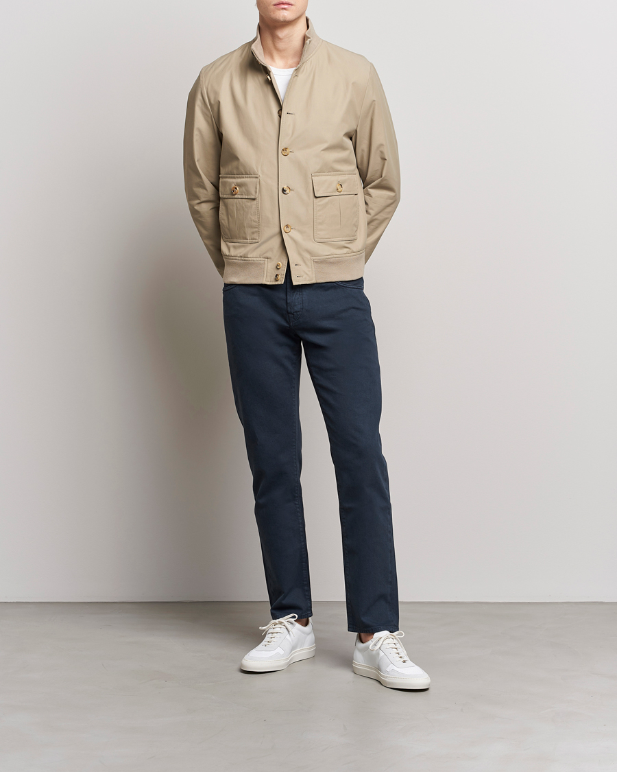 Mies | Takit | Valstar | Valstarino Water Repellent Cotton Jacket Beige