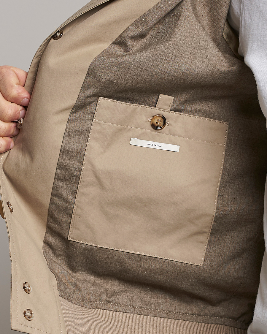 Mies | Takit | Valstar | Valstarino Water Repellent Cotton Jacket Beige