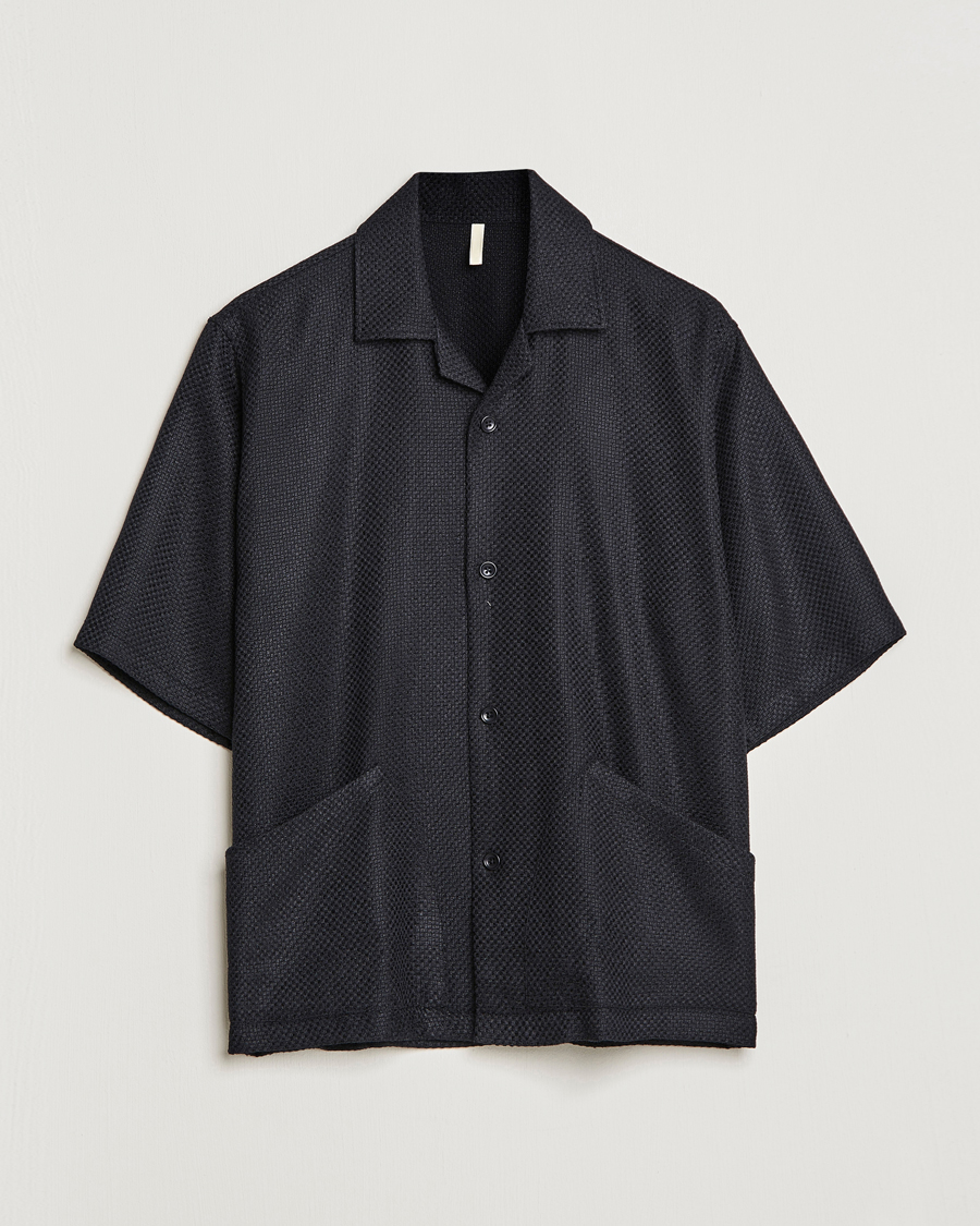 Mies | Kauluspaidat | Sunflower | Coco Short Sleeve Cabana Shirt Black
