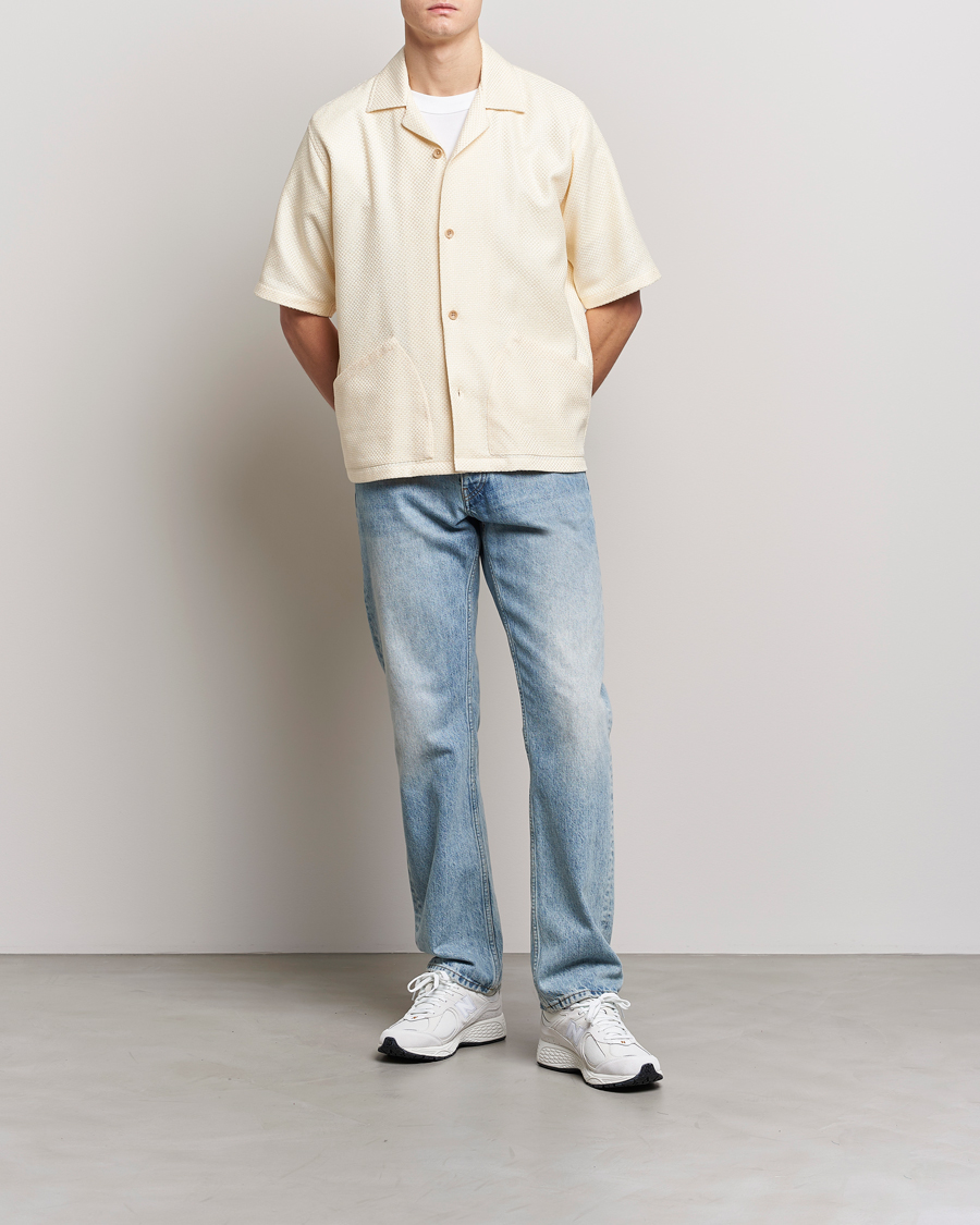 Mies | Kauluspaidat | Sunflower | Coco Short Sleeve Cabana Shirt Off White