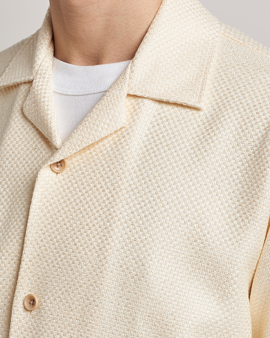 Mies | Kauluspaidat | Sunflower | Coco Short Sleeve Cabana Shirt Off White