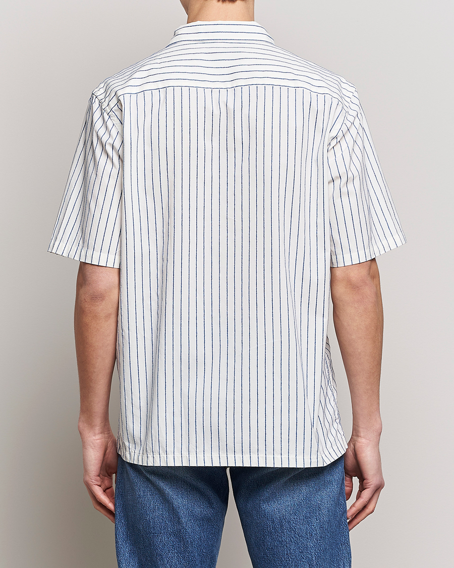 Mies | Kauluspaidat | Sunflower | Spacey Striped Camp Shirt Blue/White