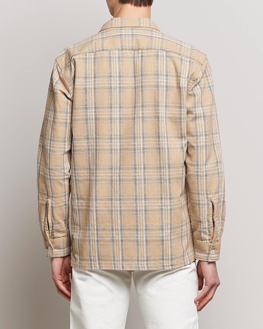 Mies | Kauluspaidat | Sunflower | Spacey Long Sleeve Shirt Khaki Check