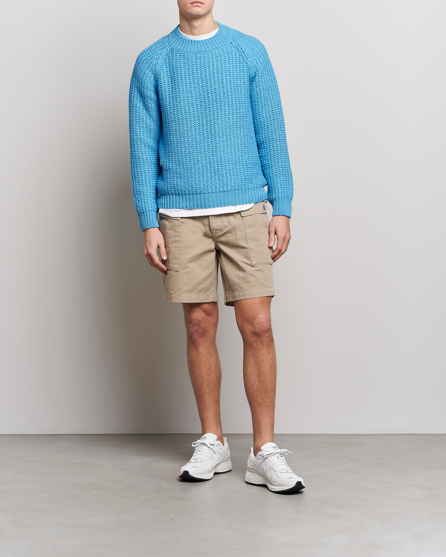 Mies | Puserot | Sunflower | Tape Heavy Sweater Blue