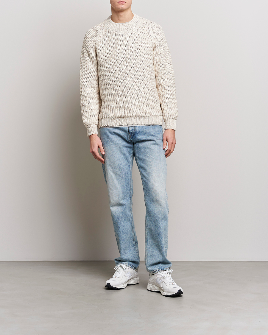 Mies | Puserot | Sunflower | Tape Heavy Sweater Off White