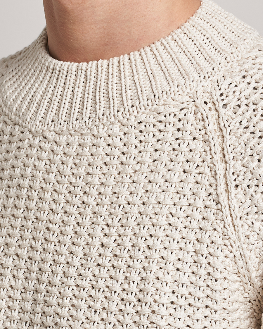 Mies | Puserot | Sunflower | Tape Heavy Sweater Off White