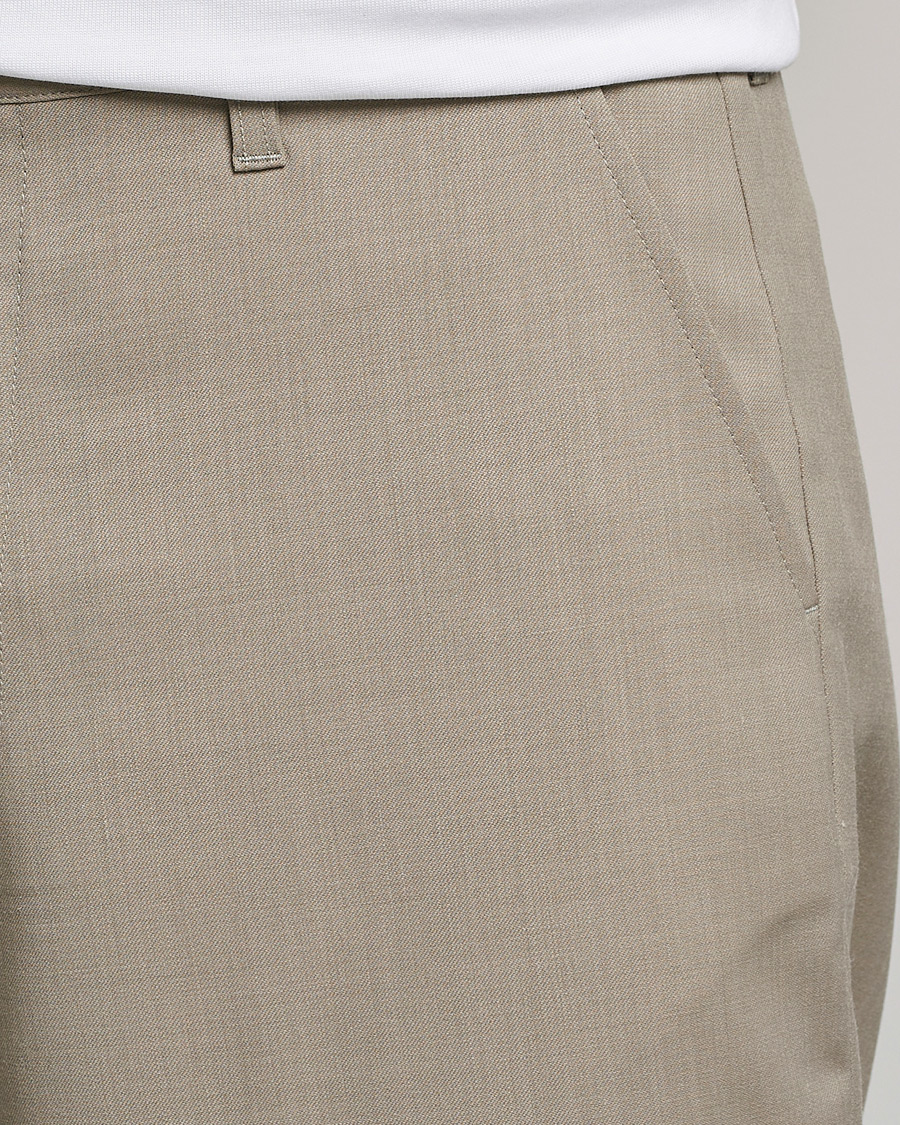 Mies | Housut | Sunflower | Soft Wool Trousers Khaki