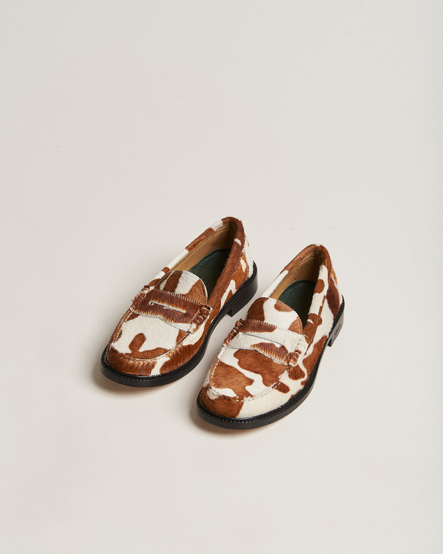 Mies | Loaferit | VINNY's | Yardee Moccasin Loafer Spotted Pony Hair
