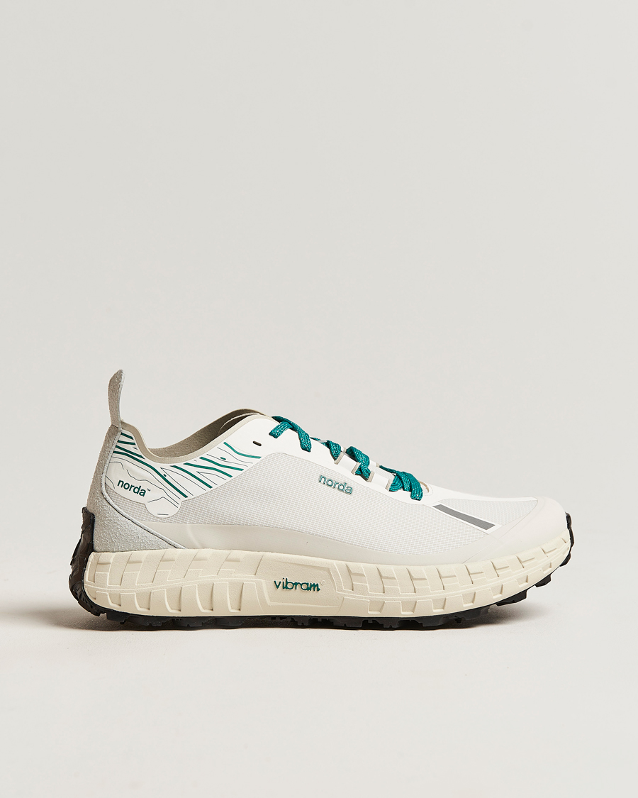 Mies | Norda 001 Running Sneakers White/Forest | Norda | 001 Running Sneakers White/Forest