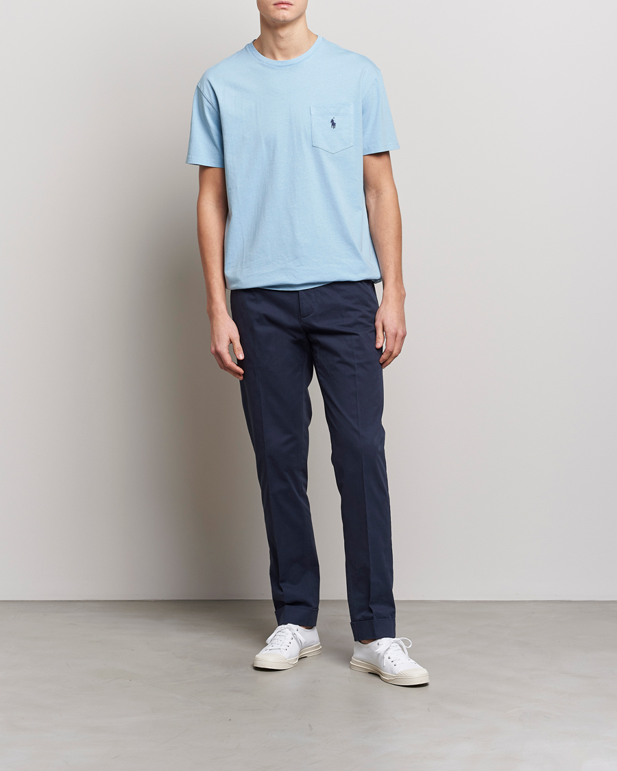 Mies | Housut | Polo Ralph Lauren | Cotton Stretch Trousers Nautical Ink