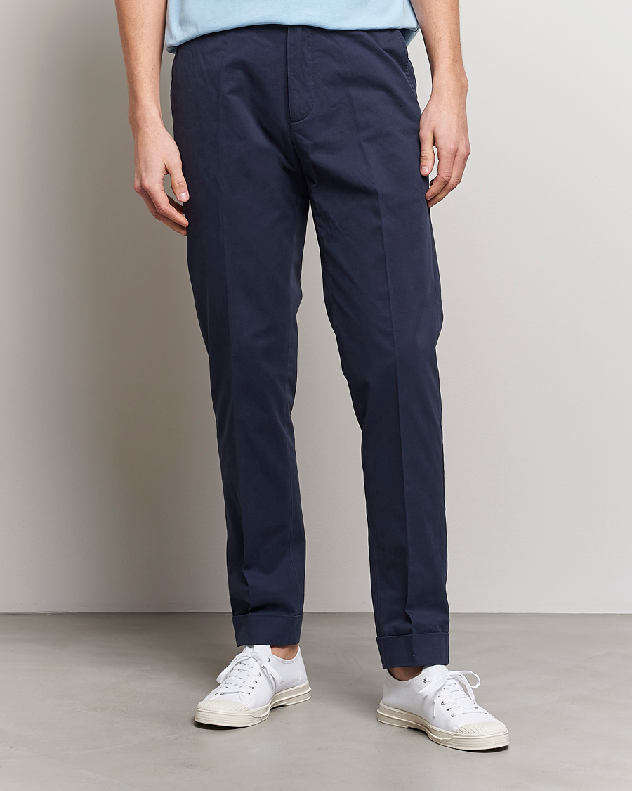 Mies | Housut | Polo Ralph Lauren | Cotton Stretch Trousers Nautical Ink