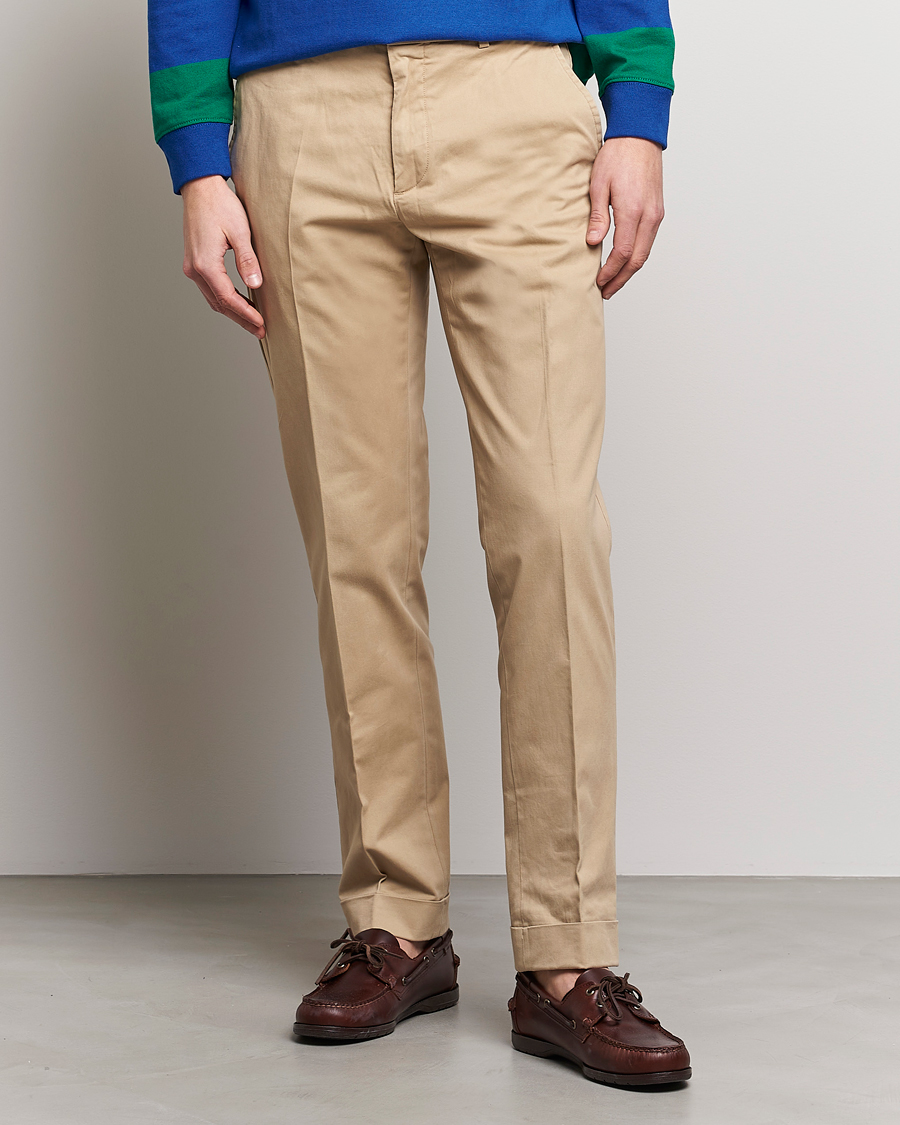 Mies | Housut | Polo Ralph Lauren | Cotton Stretch Trousers Monument Tan