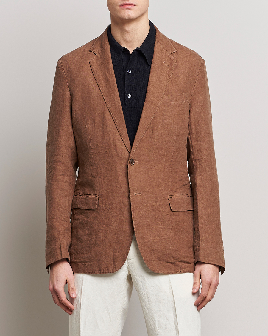 Mies |  | Polo Ralph Lauren | Linen Sportcoat Luggage Brown