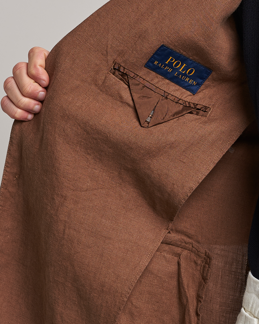 Mies | Pikkutakit | Polo Ralph Lauren | Linen Sportcoat Luggage Brown