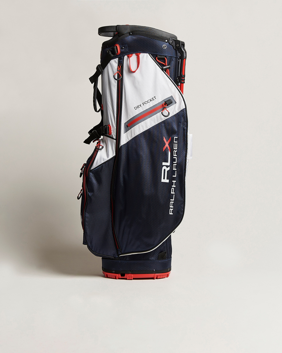 Mies | RLX Ralph Lauren Stand Golf Bag White/Navy | RLX Ralph Lauren | Stand Golf Bag White/Navy