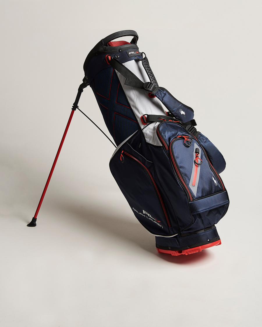 Mies | RLX Ralph Lauren Stand Golf Bag White/Navy | RLX Ralph Lauren | Stand Golf Bag White/Navy