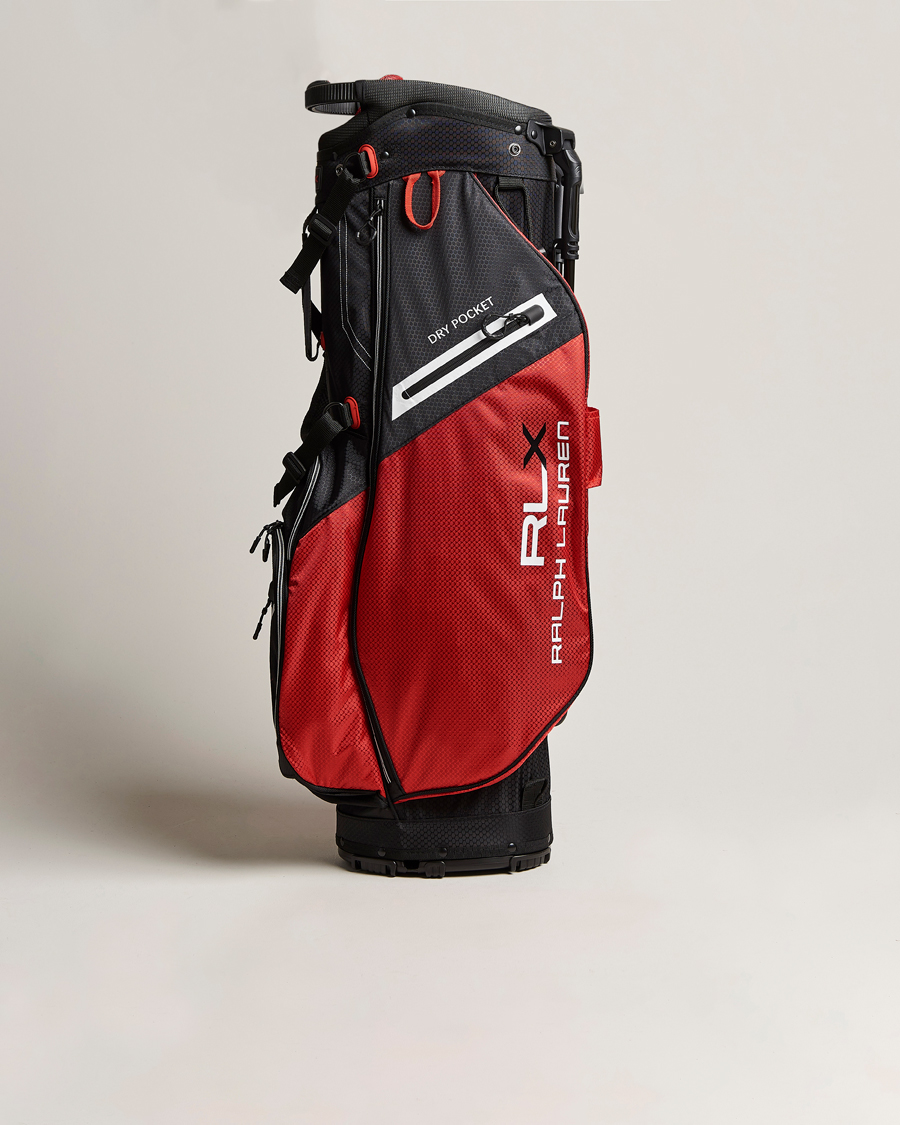Mies | RLX Ralph Lauren Stand Golf Bag Black/Red | RLX Ralph Lauren | Stand Golf Bag Black/Red