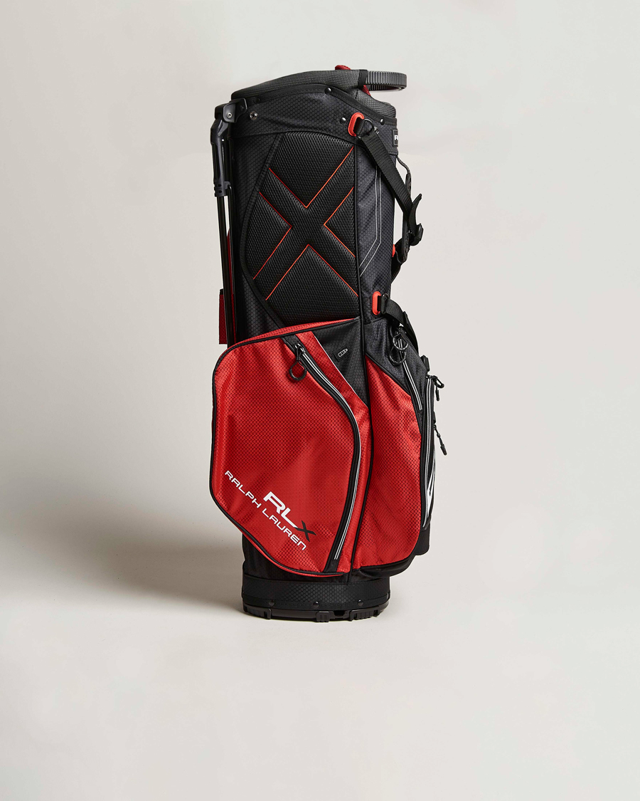Mies | RLX Ralph Lauren Stand Golf Bag Black/Red | RLX Ralph Lauren | Stand Golf Bag Black/Red