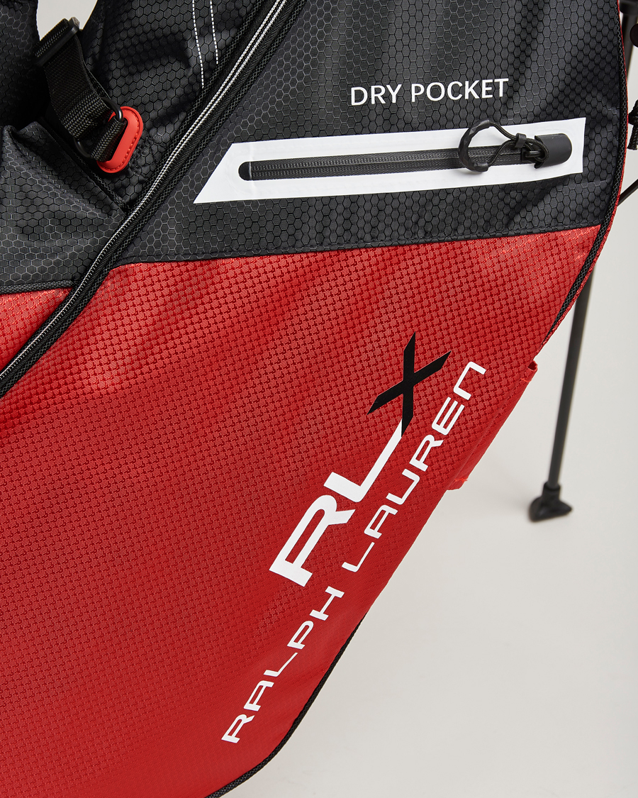Mies | RLX Ralph Lauren Stand Golf Bag Black/Red | RLX Ralph Lauren | Stand Golf Bag Black/Red
