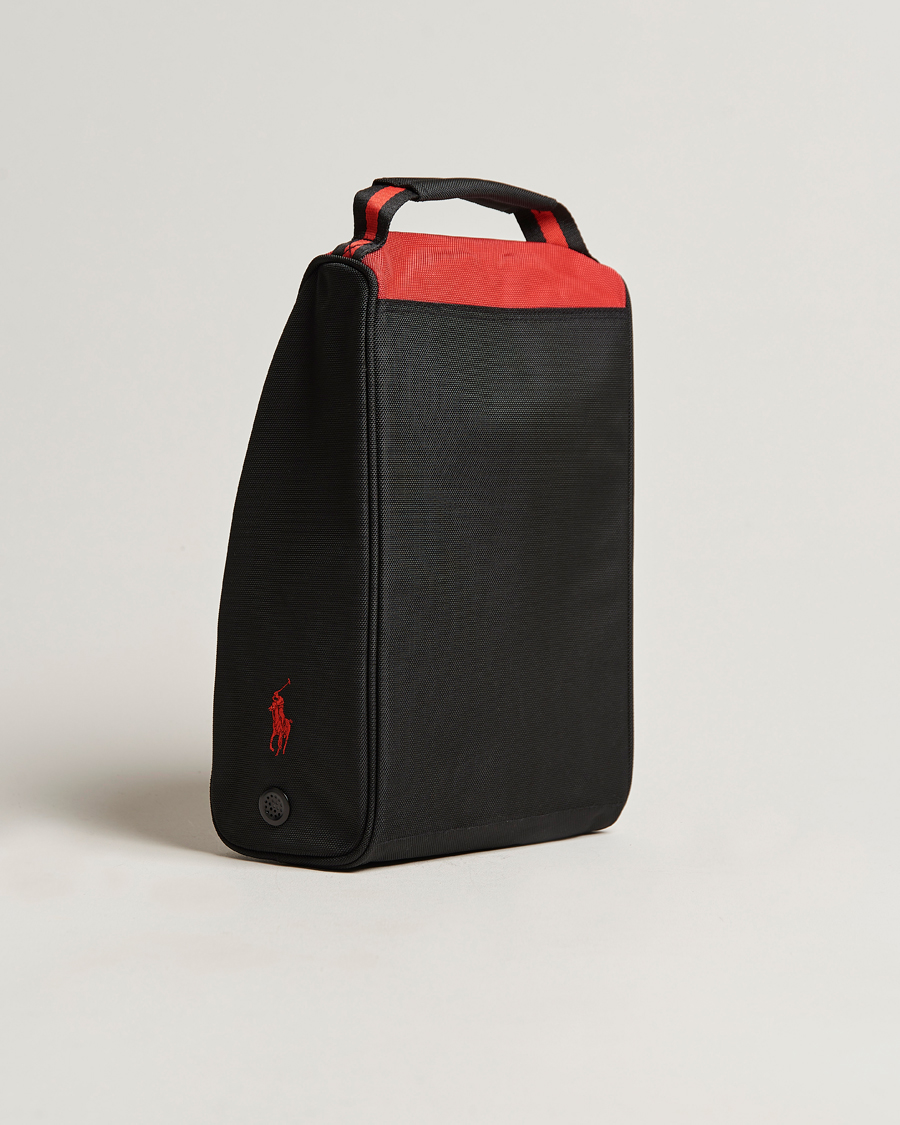 Mies | RLX Ralph Lauren Golf Shoe Bag Black/Red | RLX Ralph Lauren | Golf Shoe Bag Black/Red